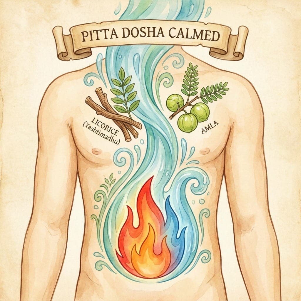 Acid Reflux (GERD): Cooling the Fire of 'Amla Pitta'