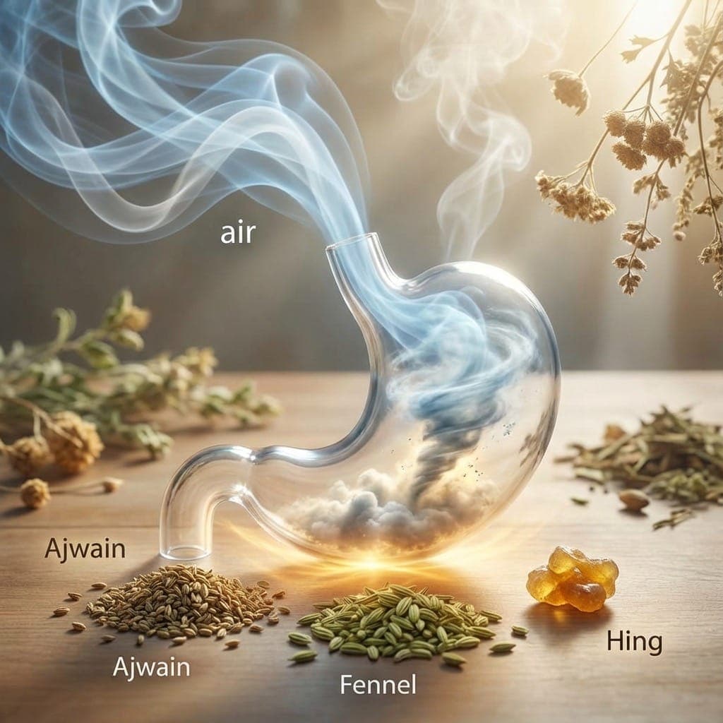 Bloating & Gas: 5 Spices to Fix Vata in the Gut