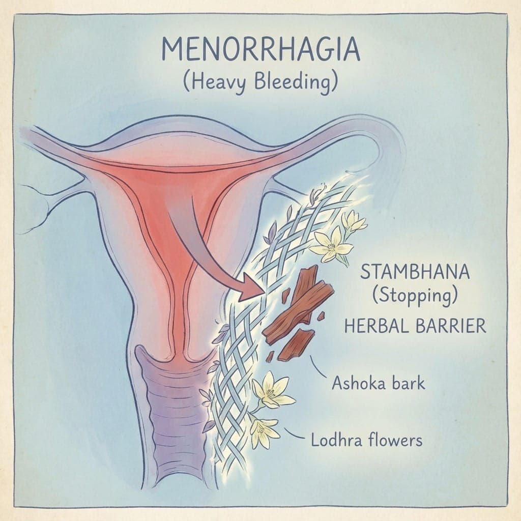 Heavy Period Bleeding (Menorrhagia): How to Stop the Flow Naturally (A Complete Guide)