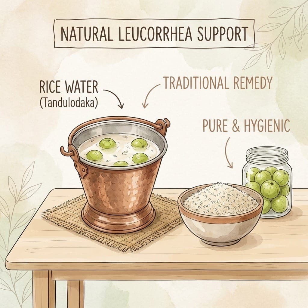 White Discharge (Leucorrhea): When to Worry & Ayurvedic Home Remedies (A Complete Guide)